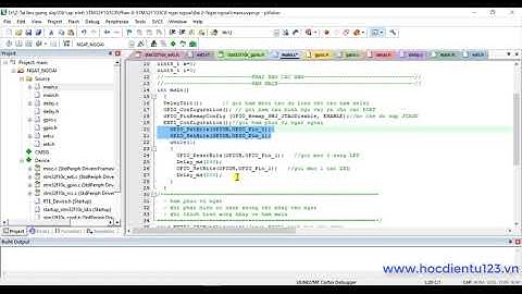 STM32|Phần 8.2-Ngắt ngoài tại chân PA2 của STM32F103C8/Interrupt in STM32