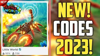 FUTURE CODES!! | *NEW* ROBLOX LITTLE WORLD CODES 2023!