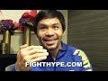 BEST PACQUIAO INTERVIEW EVER; RAW, UNCUT, & FUNNY AS HE OPENS UP LIKE YOU'VE NEVER SEEN BEFORE