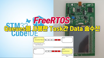 STM32와 CubeIDE로 FreeRTOS 연습 / Queues를 이용한 task간 data 송수신
