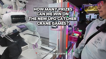 CHECKING OUT THE NEW UFO CATCHER 9 CRANE GAMES AT ROUND1 CITY OF INDUSTRY!