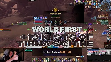 +19 Mists of Tirna Scithe || WORLD FIRST || Zaelia Disc Priest POV