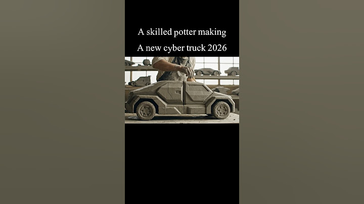 A skilled potter making a cyber truck 2026