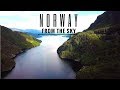 Norway from the sky in 4K