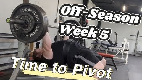 OFF-SEASON WEEK 5 TRAINING LOG: 635LBS SQUAT 425LBS BENCH 545LBS DEADLIFT Powerlifting Vlog