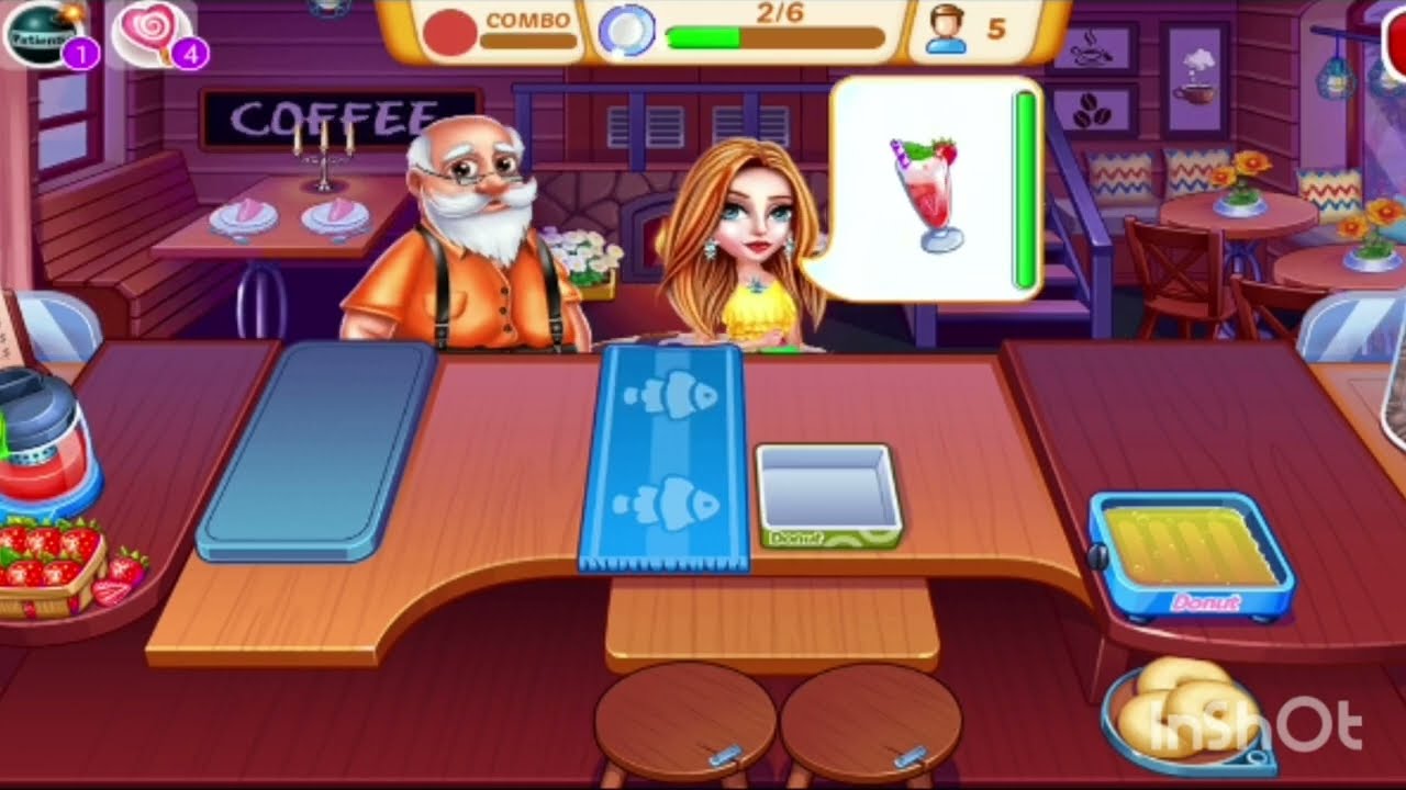 keerthika Gaming ||my cafe shop cooking game 🎮 part 2