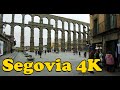 Walk around Segovia Spain 4K.