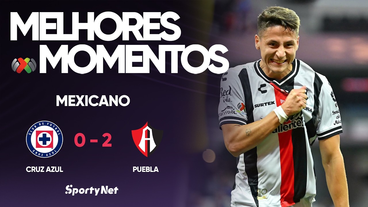 CRESPO APRONTA PRA CIMA DO CRUZ AZUL! ATLAS VENCE POR 2 A 0 | Melhores Momentos | Liga MX 2026
