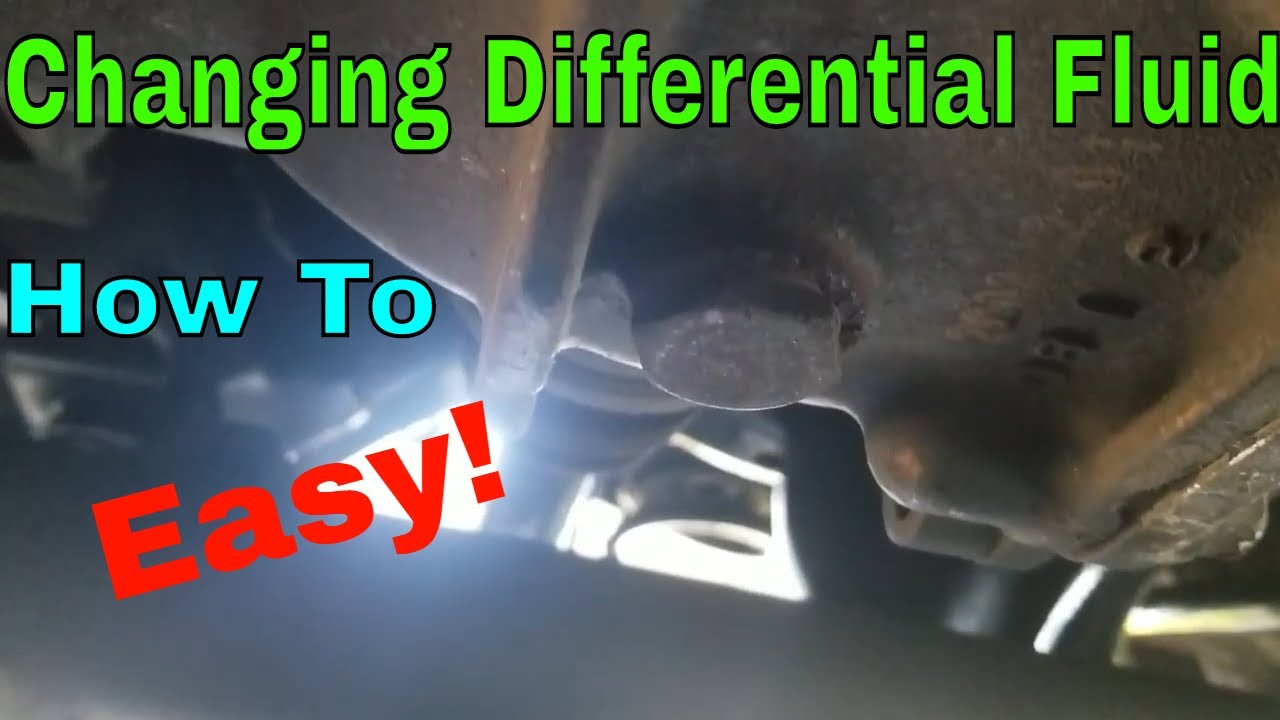 Changing the differential fluid in a Genesis sedan YouTube