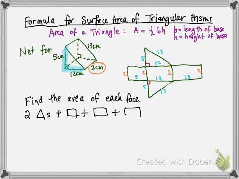 area of triangular prism calculator area of triangular prism calculator