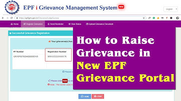 How to Raise Grievance in New PF Grievance Portal