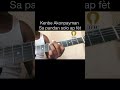 Haitian Kompa Groove Akonpayman | #short #guitar #konpa #haiti