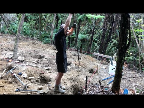 How to dig a hole using a breaker bar