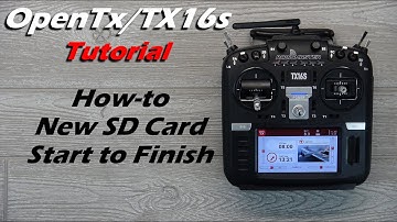 OpenTx Companion Tutorial • How-to Upgrade to a New SD Card • Radiomaster TX16s • [Beginners]