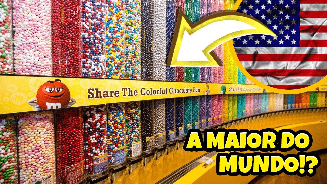 FOMOS NA MAIOR LOJA DE M&M's DO MUNDO!?? YouTube