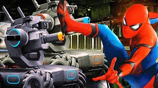 Супергерои ЕЩЕ ДРОНЫ НА ЭЛЕКТРОСТАНЦИИ Володя в Человек Паук на ПС 1 Прохождение Spider Man 2 Enter Electro PS1