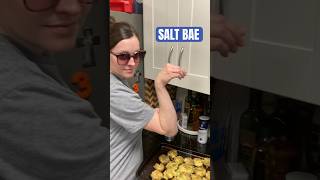 Let’s Get SMASHED Potatoes (SALT BAE STYLE) #recipe #potatoes #salt #saltbae #shorts