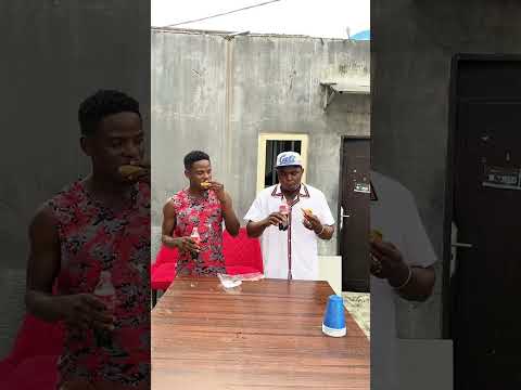 First to finish eating challenge