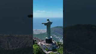 Christ the Redeemer at Tijuca National Park in Rio de Janeiro Brazil #shortvideo