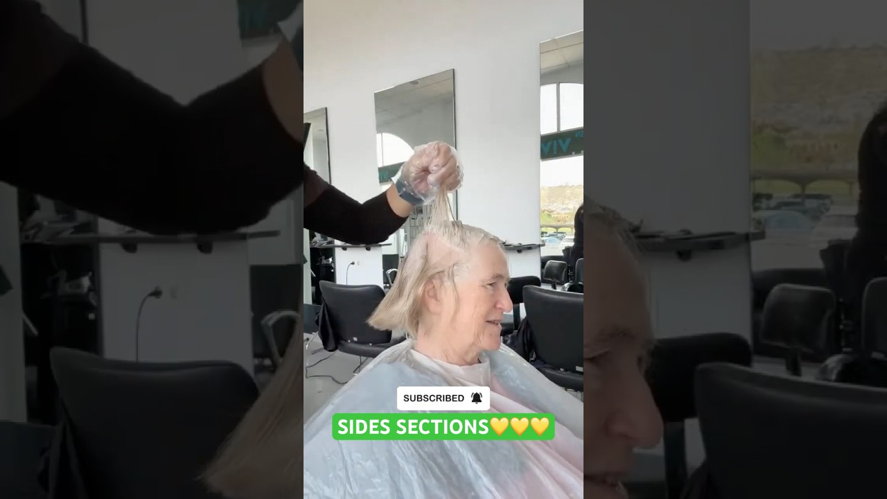 SIDE SECTIONS ROOTS TOUCH-UP BLOND HAIR COLOR! 💛✨ 