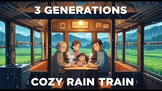 Three Generations in a Japanese Countryside Train Car Home During Spring Rain 🚃🌧️ screenshot 3