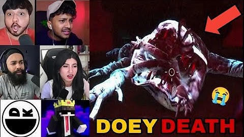 Indian gamers react to DOEY DEATH 😱 [part 2]  Poppy Playtime Chapter 4 !!
