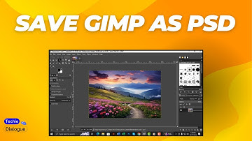 How to Save GIMP as PSD