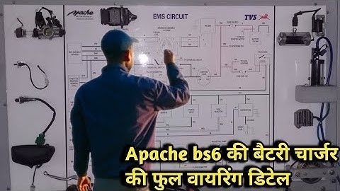 Bike bs6 बैटरी चार्जर की फुल वायरिंग डिटेल |Apache  4v 160 bs6 battery charging problem |