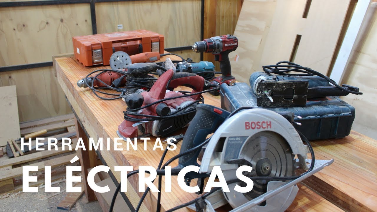 Herramientas básicas para carpintería - Eléctricas 