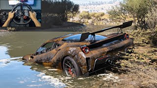 Rebuilding Ferrari 488 Pista 2019 (1476HP) Forza Horizon 5 Logitech G29 Stering Wheel Gameplay