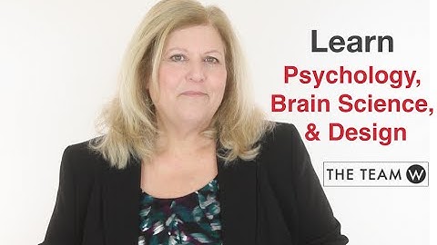 Psychology, Brain Science and Design Training from The Team W