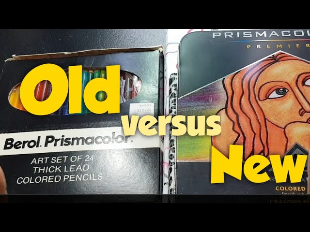 New Vs. Old Prismacolor Colored Pencils {Comparison and Review