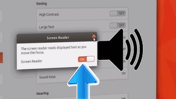 How to Enable Disable Screen Reader in Ubuntu 17.10 (hear on screen activates via voice)