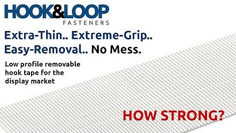 Removable Hook Tape from Velcro Companies for Display Boards and Exhibition Use.