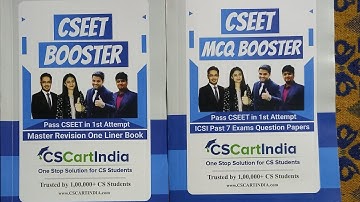CSEET BOOKS unboxing @CSCARTINDIA  and @cseetuniqueacademyforcommerce