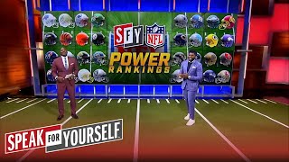 Wiley \& Acho share their Top 5 Power Rankings after Week 14 | NFL | SPEAK FOR YOURSELF