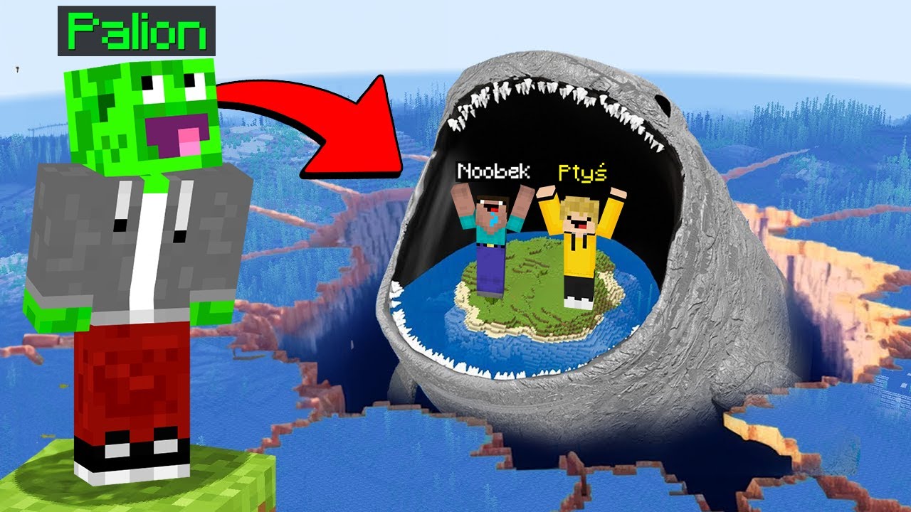 CZY PTYŚ i NOOBEK ZOSTALI ZJEDZENI przez OGROMNEGO POTWORA?