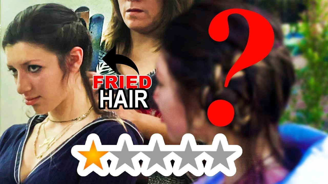 going to the WORST REVIEWED HAIR SALON ON YELP IN MY CITY to style my hair 😱