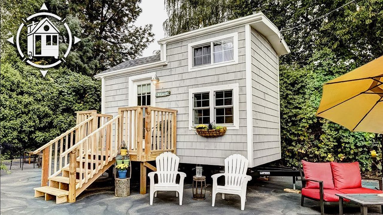 Tiny Beach House On Wheels Is Bright Functional And Available