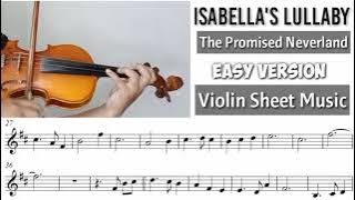 Isabella's Lullaby - The Promised Neverland [Violin Cover Sheet Music]