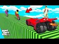FRANKLIN TRIED LONGEST SNAKE TUBE PARKOUR RAMP CHALLENGE GTA 5 | SHINCHAN and CHOP
