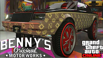 WILLIARD FACTION DONK CUSTOM BENNY'S GTA ONLINE ALL CUSTOMIZATION DONK FACTION WILLIARD GTA 5 BENNY