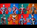 ULTRAMAN Z VS GEED PRIMITIVE, BLU VS ROSSO, ULTRASEVEN VS BELIAL, TARO VS ORB BURNMITE #ウルトラマン