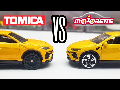 tomica-vs-majorette---lamborghini-urus-manufacturer-comparison