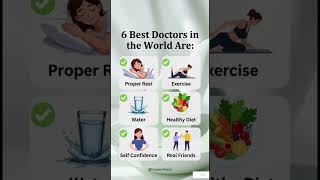 6 Best Doctors in the World You Already Have | Natural Health Tips #shortvideo #easywellness