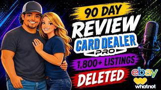 THE GOOD THE BAD THE 1,800+ LOST EBAY LISTINGS...WATCH THIS! | 90 DAY REVIEW CARD DEALER PRO