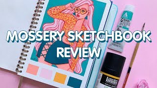MOSSERY SKETCHBOOK REVIEW | Using Acrylic Gouache