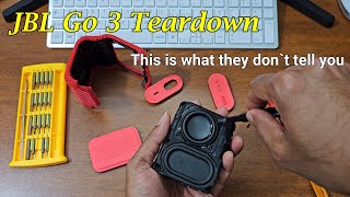 JBL Go 3 Teardown How to do without any trouble - This is what they don`t tell you