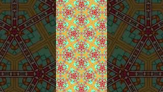 Simple Kaleidoscope Visuals | Relaxing Geometric Patterns | 027 #meditativemandalaart #art