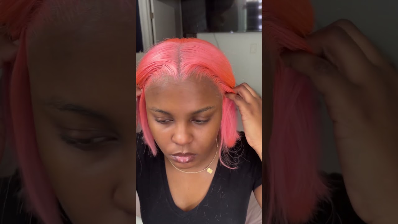 Фу! Без ума от этого розового парика от 💕. 